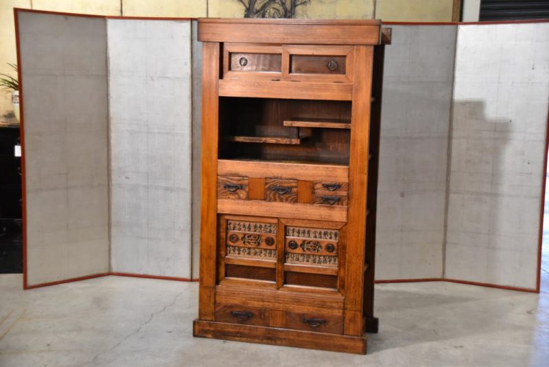 Kyoto Region Antique Kitchen Chest Width:940mm - Image 2
