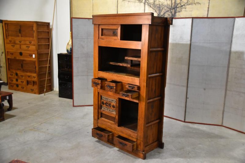 Kyoto Region Antique Kitchen Chest Width:940mm - Image 8