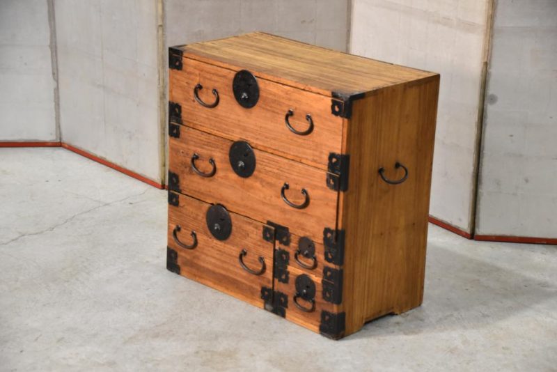Antique Ko Dansu Small Accessories Chest Width:645mm - Image 8