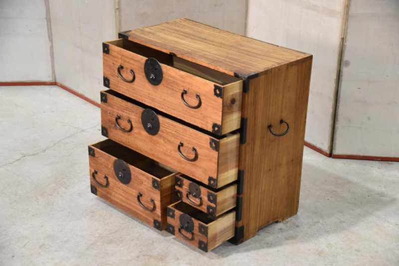 Antique Ko Dansu Small Accessories Chest Width:645mm - Image 7