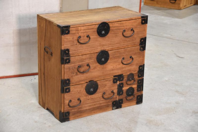 Antique Ko Dansu Small Accessories Chest Width:645mm - Image 3