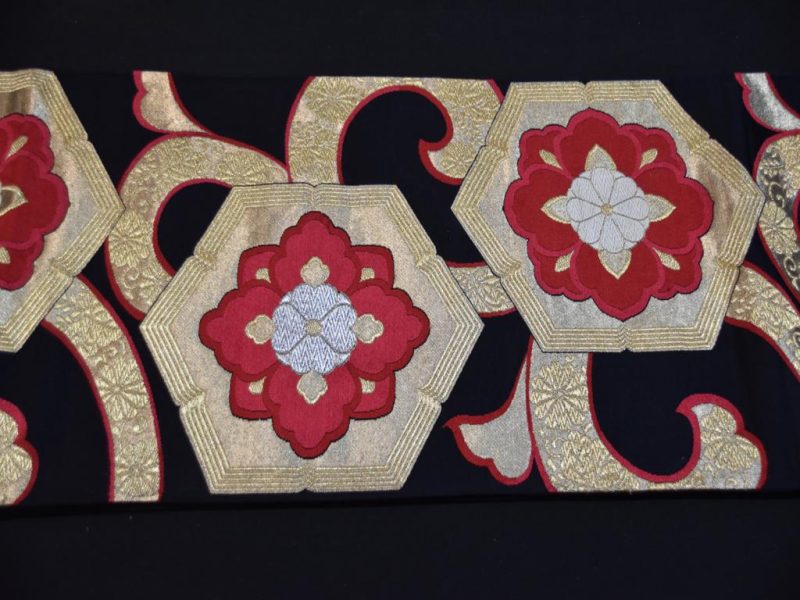 Colourful Japanese Obi Sash - Image 6