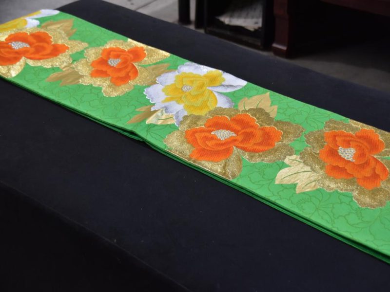 Colourful Japanese Obi Sash - Image 4