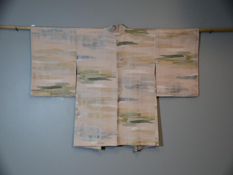 Silk Haori Worn Over Kimono