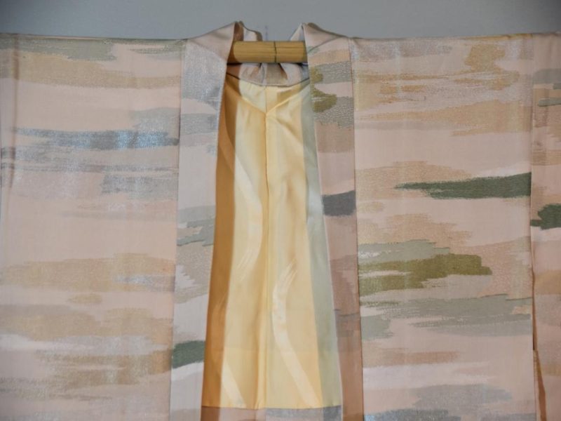 Silk Haori Worn Over Kimono - Image 3
