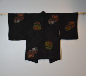 Silk Haori Worn Over Kimono