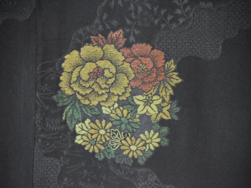 Silk Haori Worn Over Kimono - Image 2