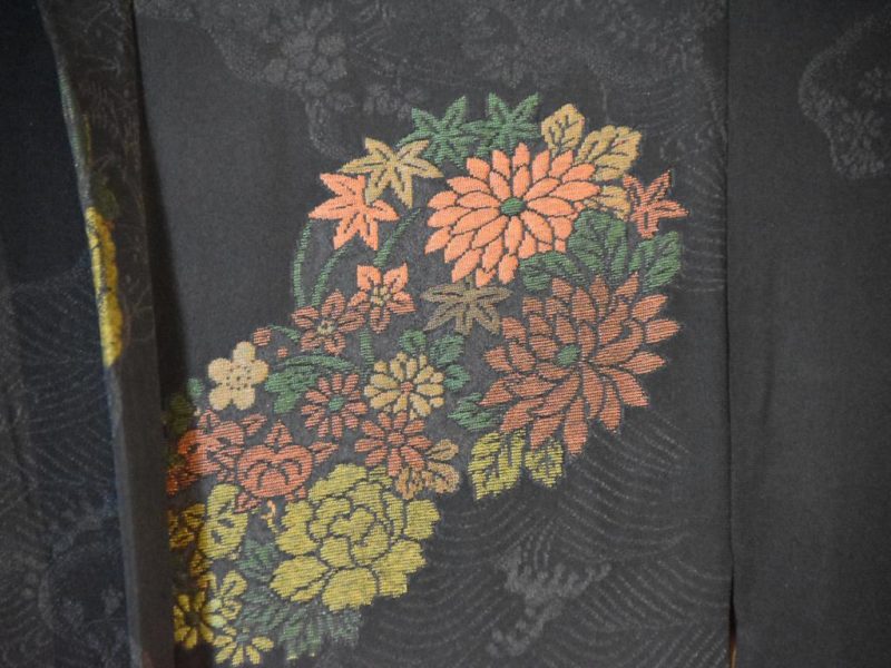 Silk Haori Worn Over Kimono - Image 3