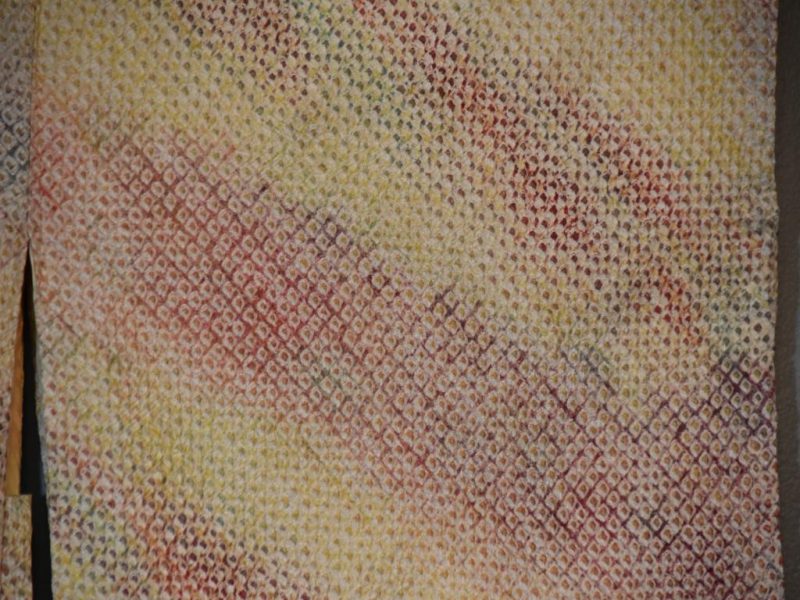 Japanese Shibori Silk Haori - Image 9