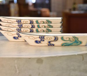 Boat Shaped Sashimi Dishes - set of 5