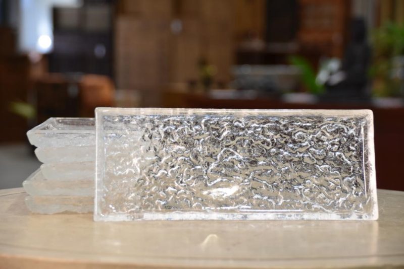 Japanese Glass Sushi Plates - set of 6 - Image 7
