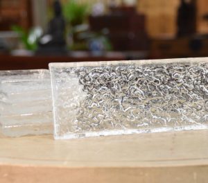 Japanese Glass Sushi Plates - set of 6