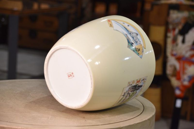 Ceramic Brazier with Woodblock Print Designs - Image 9
