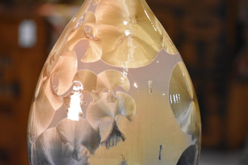 Crystalline Ceramic Vase Height:480mm - Image 9
