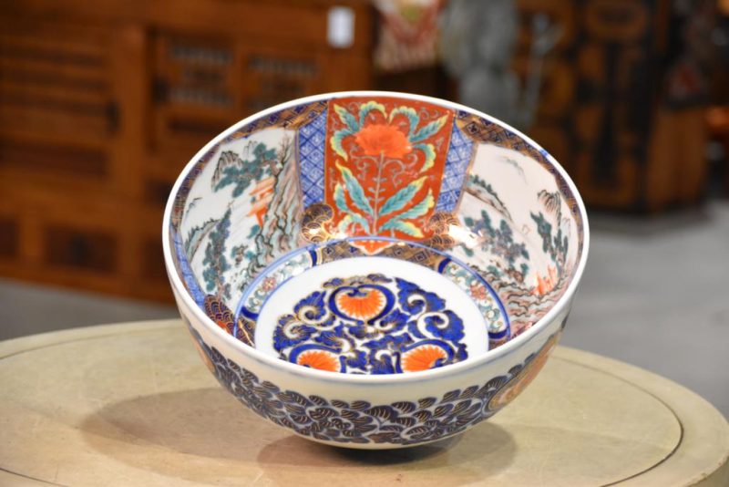 Japanese Coloured Imari Porcelain Bowl