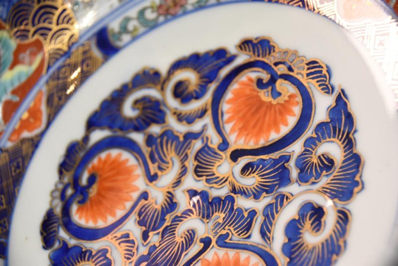 Japanese Coloured Imari Porcelain Bowl - Image 8