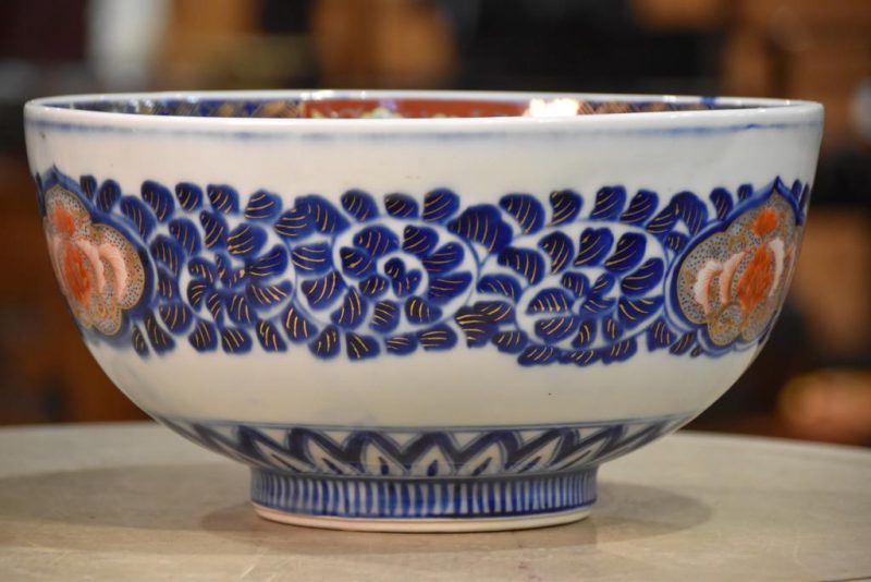 Japanese Coloured Imari Porcelain Bowl - Image 6