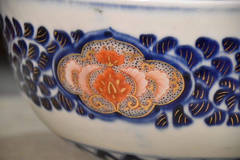 Japanese Coloured Imari Porcelain Bowl - Image 5