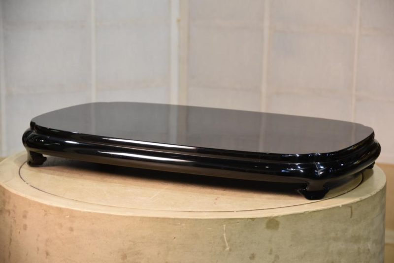 Japanese Black Lacquer Bonsai Stand - Image 6