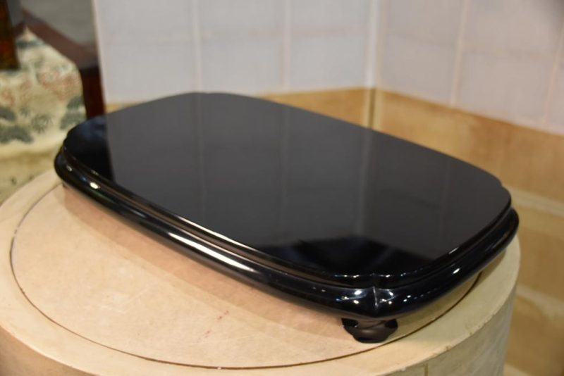 Japanese Black Lacquer Bonsai Stand - Image 4