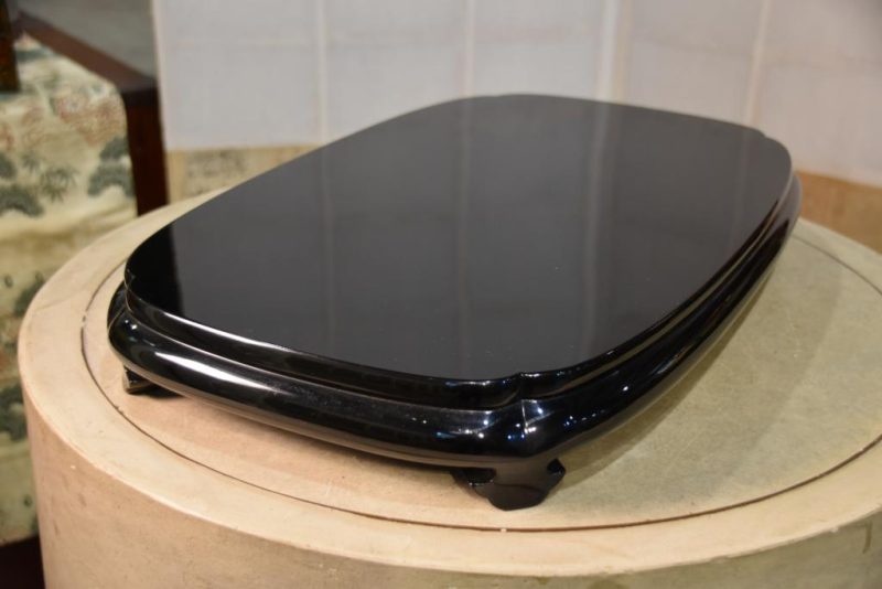 Japanese Black Lacquer Bonsai Stand - Image 3