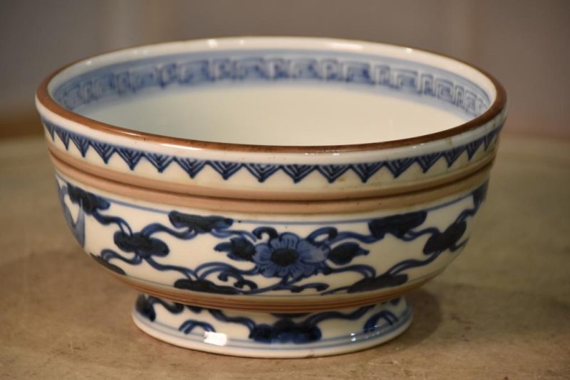 Blue and White Imari Bowl - Image 9