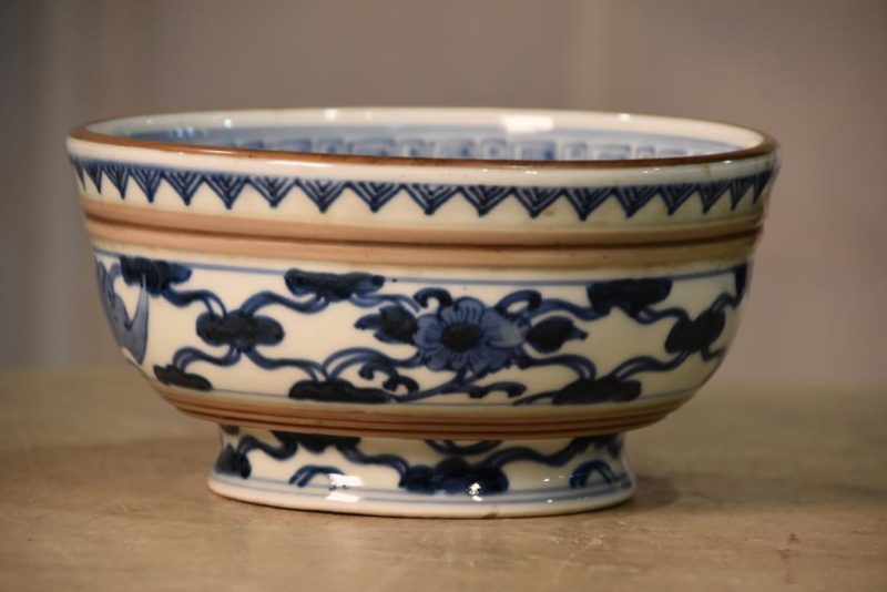 Blue and White Imari Bowl - Image 8