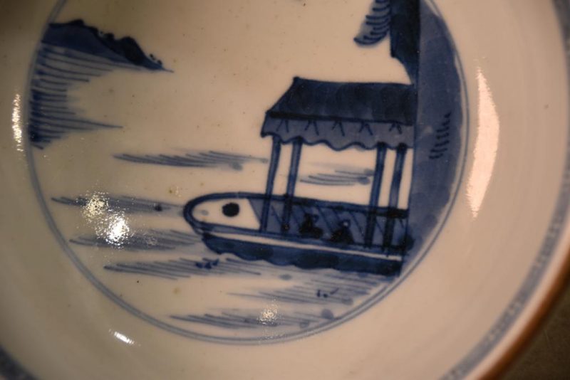 Blue and White Imari Bowl - Image 4