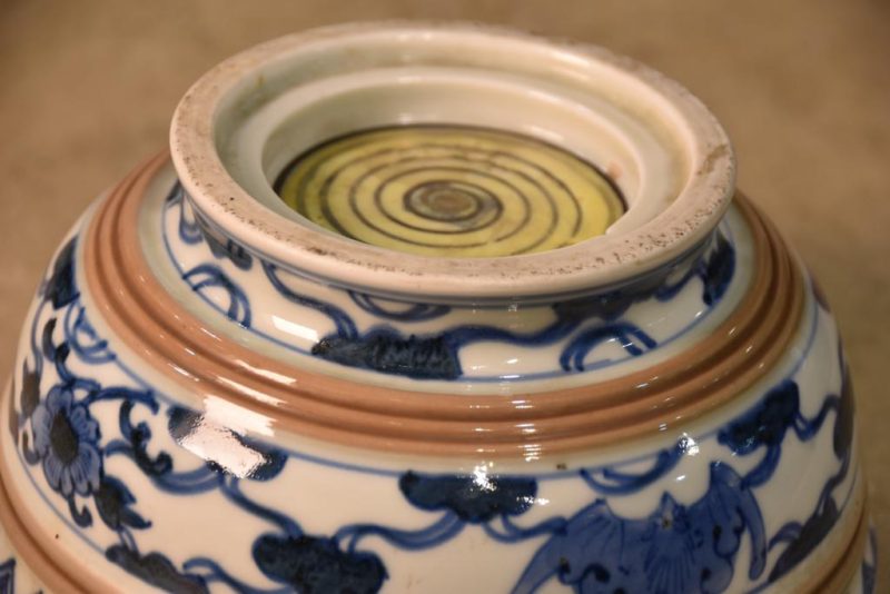 Blue and White Imari Bowl - Image 3