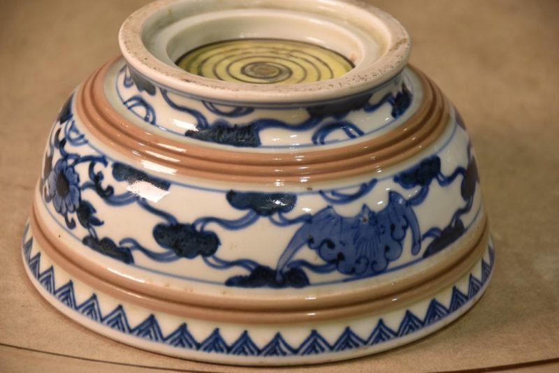 Blue and White Imari Bowl - Image 2