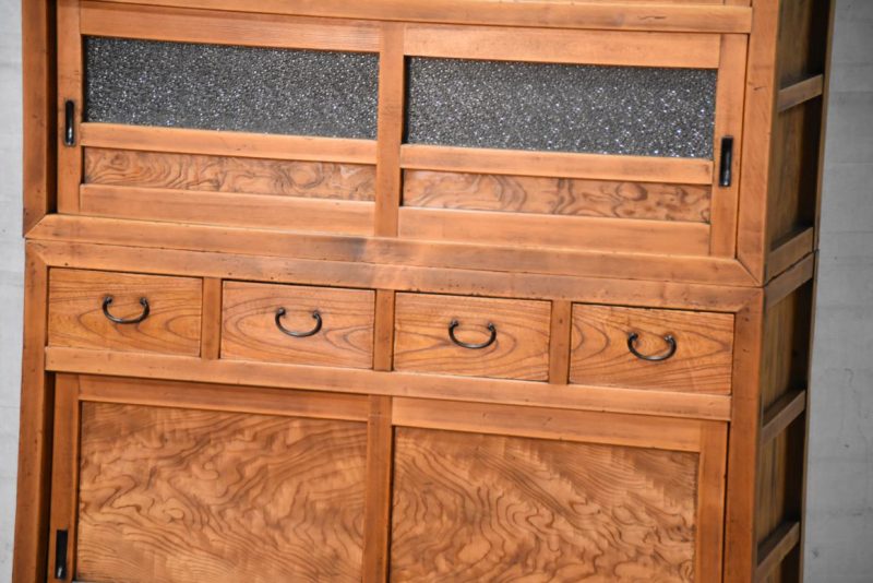 Antique Japanese Kitchen Chest Width:1080mm - Image 12