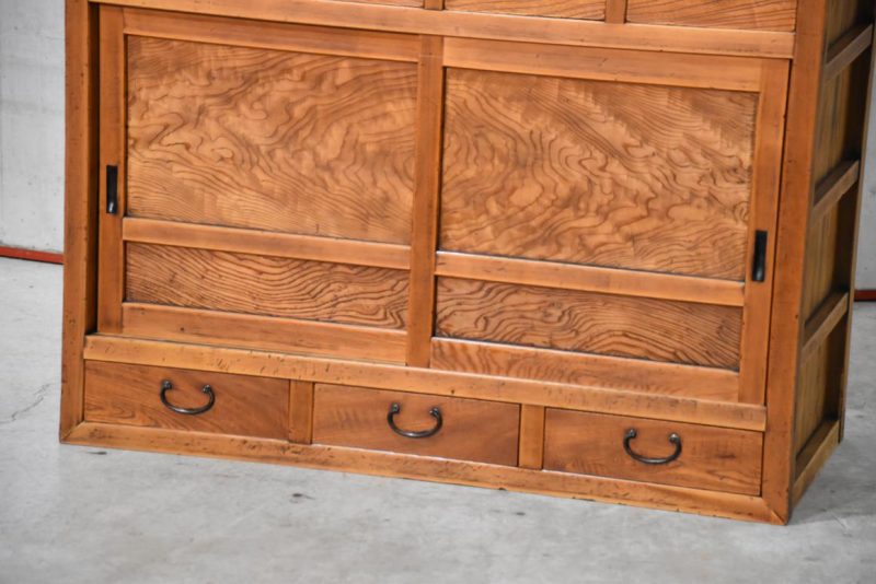 Antique Japanese Kitchen Chest Width:1080mm - Image 11