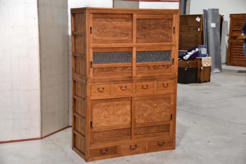 Antique Japanese Kitchen Chest Width:1080mm - Image 2