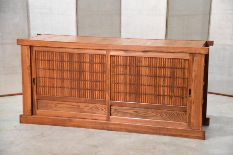 Antique Japanese Kitchen Chest Sideboard Width:1820mm - Image 11