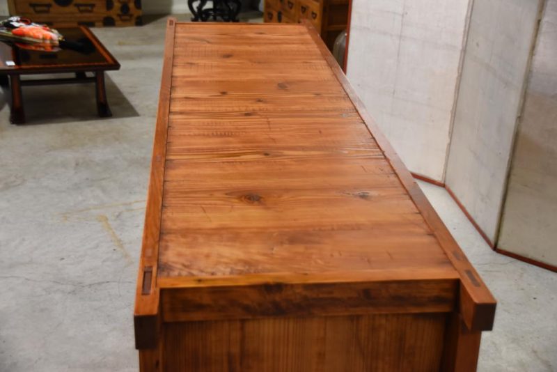 Antique Japanese Kitchen Chest Sideboard Width:1820mm - Image 7
