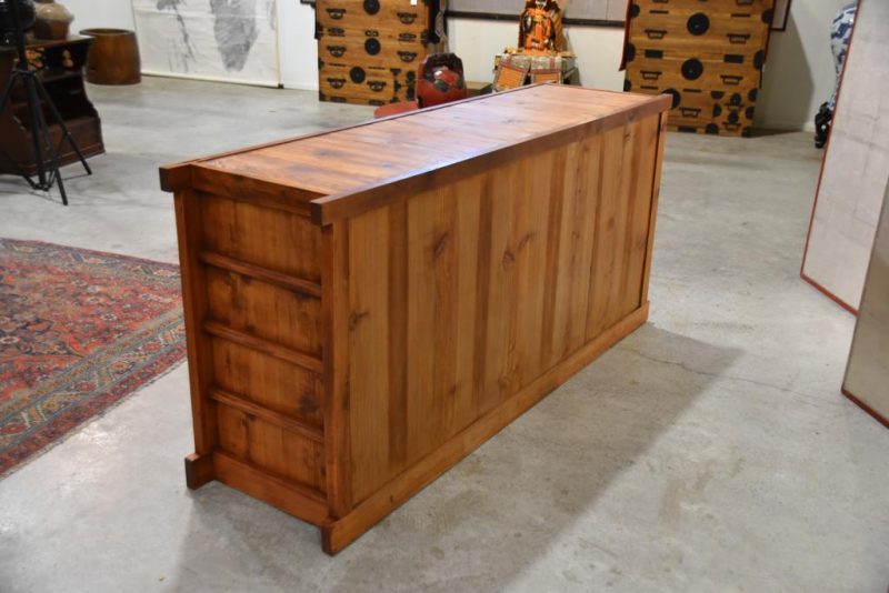 Antique Japanese Kitchen Chest Sideboard Width:1820mm - Image 6