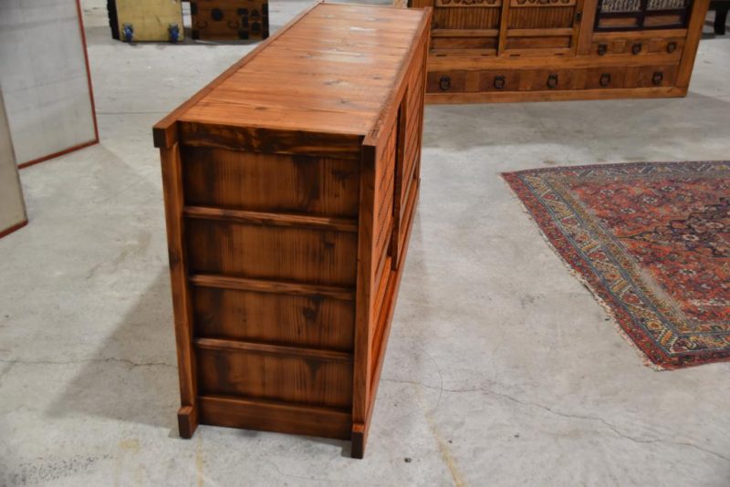 Antique Japanese Kitchen Chest Sideboard Width:1820mm - Image 5