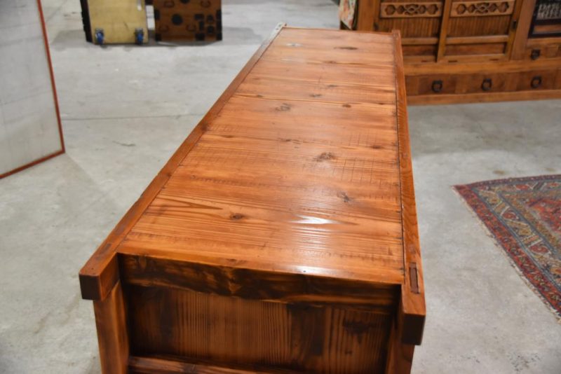 Antique Japanese Kitchen Chest Sideboard Width:1820mm - Image 4