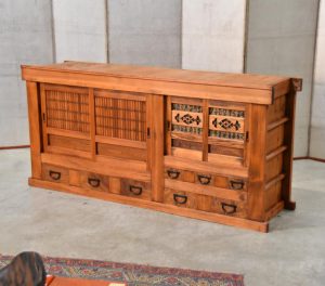 Antique Japanese Kitchen Chest Sideboard Width:1820mm