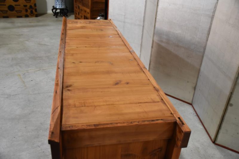 Antique Japanese Kitchen Chest Sideboard Width:1820mm - Image 7