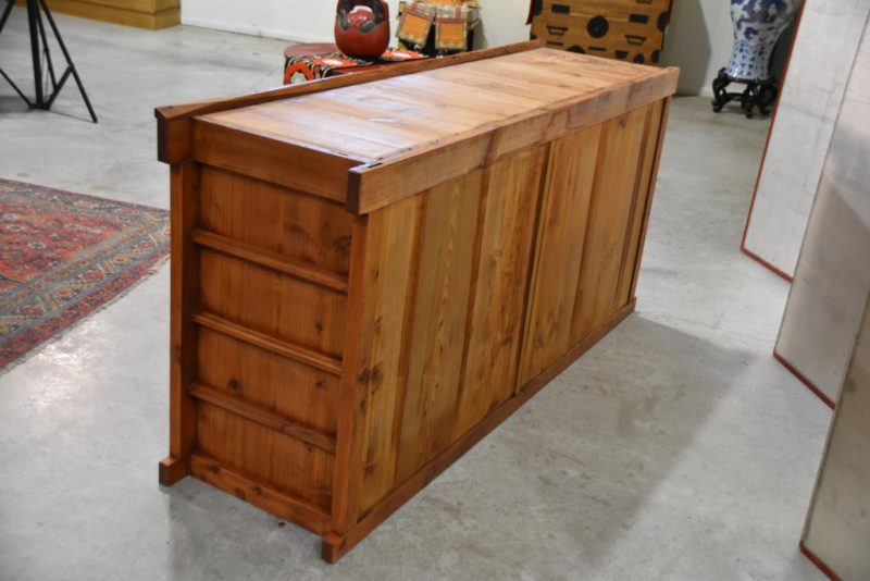 Antique Japanese Kitchen Chest Sideboard Width:1820mm - Image 6