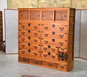 Antique Japanese Clothing Chest Width:1780mm