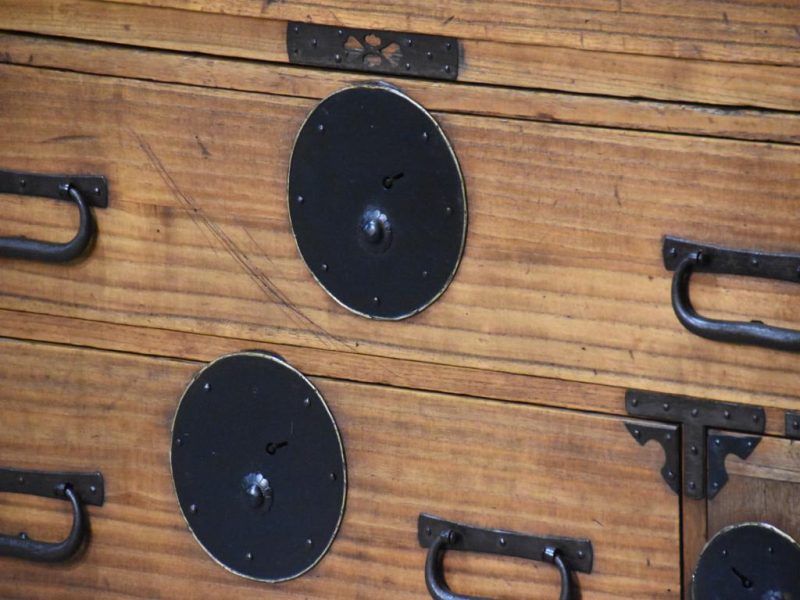 Antique Japanese Clothing Chest Width:910mm - Image 2
