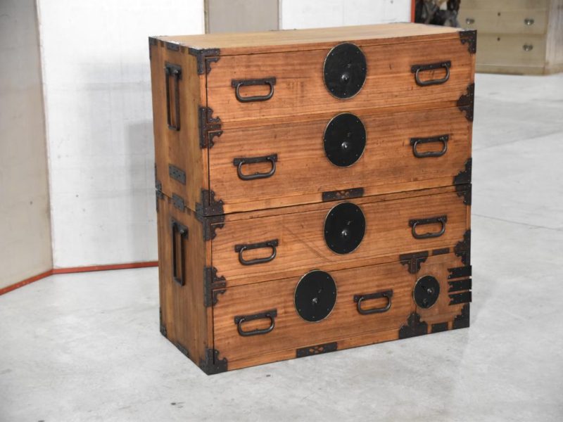 Antique Japanese Clothing Chest Width:910mm - Image 11