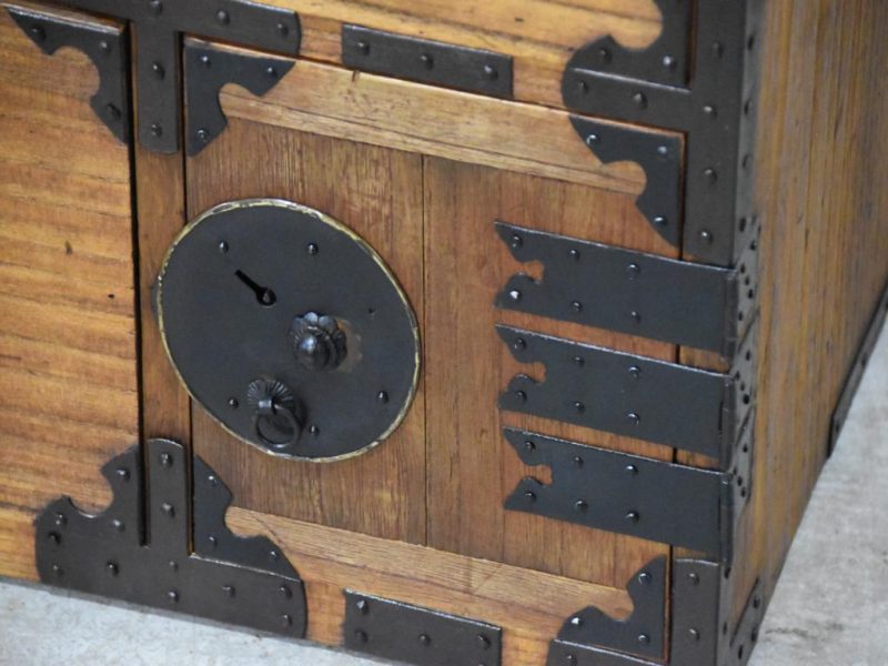 Antique Japanese Clothing Chest Width:910mm - Image 4