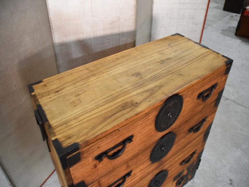 Antique Japanese Clothing Chest Width:1020mm - Image 8