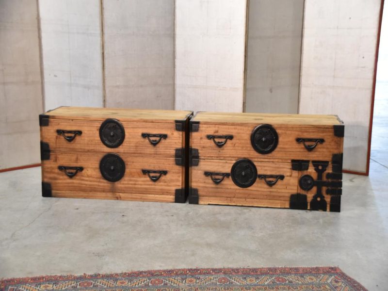 Antique Japanese Clothing Chest Width:1020mm - Image 3