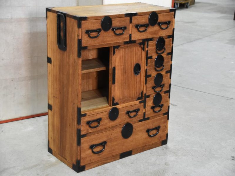 Japanese Merchant's Chest 700mm's wide - Image 5