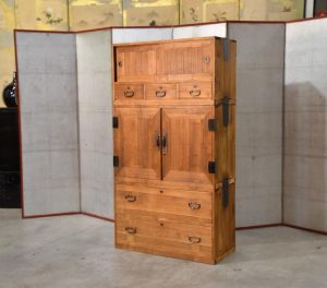 Vintage Japanese 2 Section Wedding Chest Width:1000 mm