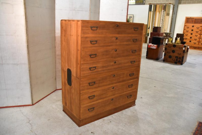 Vintage Japanese 7 Drawer Clothing Chest Width:990mm - Image 2